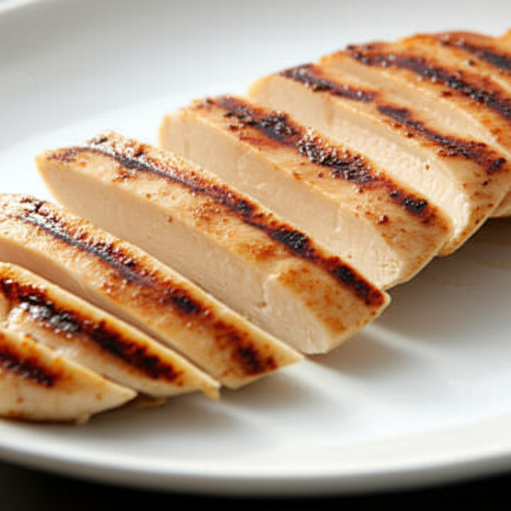 Perfectly grilled chicken breast